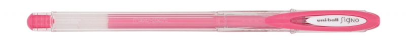 Uni-ball UM-120AC Signo Angelic Roller de Tinta Gel - Punta de Bola 0.7mm - Tinta Resistente al Agua y Luz - Escribe en Papel Negro y Blanco - Color Rojo · Pack de 12 uds.