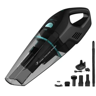 Cecotec Conga Immortal ExtremeSuction Aspiradora de Mano - Autonomia hasta 25min - Capacidad 500ml - Deposito de 500ml - Incluye Accesorios - Ergonomico - Color Negro y Azul