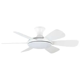 Orbegozo CP 117105 Ventilador de Techo Moderno - Potente Motor DC de Bajo Consumo - Luz LED Ajustable - Funcion Reversible para Invierno y Verano - Mando a Distancia - Temporizador Programab