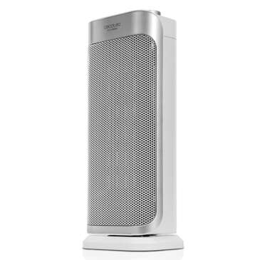 Cecotec Ready Warm 6250 Ceramic Sky Style Calefactor Baño Ceramico 2000W - Oscilante - Termostato Regulable - 3 Modos de Funcionamiento - Proteccion Sobrecalentamiento y Antivuelco - Cobertu