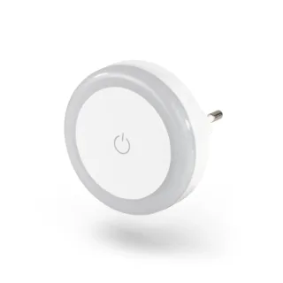 Hama Touch Luz LED Nocturna con Enchufe - IP20 - 6.4x6.4x6.3cm - Color Blanco