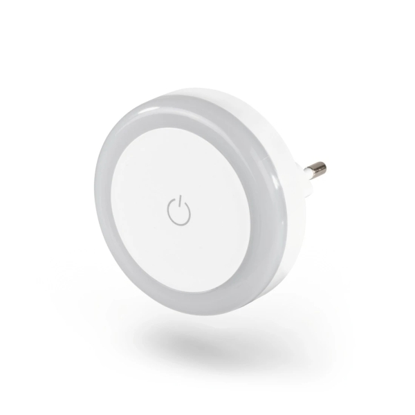 Hama Touch Luz LED Nocturna con Enchufe - IP20 - 6.4x6.4x6.3cm - Color Blanco