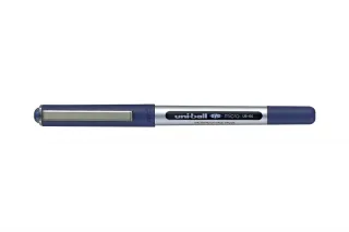 Uni-ball Eye Micro UB-150 Boligrafo de Tinta Liquida - Punta de Bola 0.5mm - Tinta Resistente al Agua y Luz - Sistema de Control de Tinta - Color Azul · Pack de 12 uds.