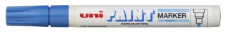 Uni-ball PX-20 Paint Marker - Marcador de Pintura - Punta Acrilica de Bala 2.2-2.8mm - Permanente en Todas las Superficies - Resistente a Luz y Agua - Color Azul Claro · Pack de 12 uds.