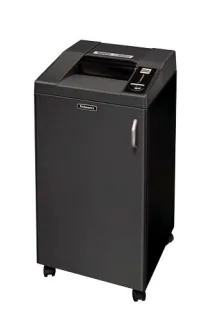 Fellowes 3250SMC Destructora de Papel Manual Corte en Particulas P-6 - Alta Seguridad - Destruye hasta 10 Hojas - Funcionamiento Continuo de 60m - Papelera de 100L - Color Negro/Gris