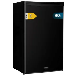 Cecotec Bolero CoolMarket TT 90 Black E Mini Frigorifico - Capacidad 90L - Temperatura Regulable - Compartimento Congelador - 47x44x83cm - Color Negro