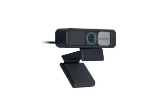 Kensington PRO 1080P Webcam con Enfoque Automatico W2050 - Campo de Vision Diagonal de 93° - Lentes de Cristal de Alta Calidad - Ajuste Manual de Angulos de Camara - Microfonos Estereo Omnid