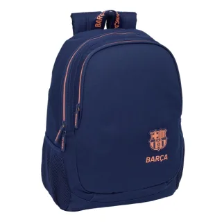 Safta F.C.Barcelona 2ª Equipacion Mochila Adaptable a Carro - Portabotellas - 2 Compartimentos - Doble Cremallera - Hombreras Ergonomicas - Asa Superior - 23L - 320x160x440mm - Color Azul Ma