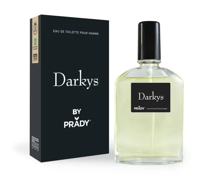 Prady Colonia de Hombre Darkys - Frasco de 90 ml - Spray Pulverizador