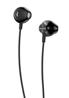 Philips TAUE100 Auriculares In‑Ear con Cable - Sonido de Graves Mejorado - Controladores 14.2mm con Iman de Neodimio - Frecuencia 20Hz‑20kHz - Sensibilidad 106dB - Conector Jack 3.5mm - Cabl