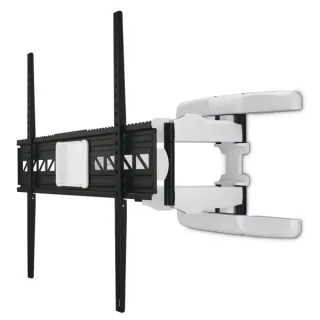 Hama Soporte de Pared para TV hasta 90" - Peso Max 75kg - Inclinable - Giratorio - VESA 800x600mm - Gestor de Cables - Nivel de Burbuja Integrado - Plantilla de Perforacion - Color Blanco y