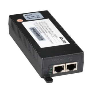 Ruijie RG-E-130(GE) Inyector PoE/PoE+ - 1 Puerto - Velocidad hasta 1Gbps - Color Negro