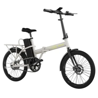 Cecotec Folding Bicicleta Electrica de 20" - 270Wh - Autonomia 35km - Bateria Extraible - Doble Freno de Disco - Display con 3 Niveles - Cuadro de Acero - Herramientas y Cargador - Color Bla
