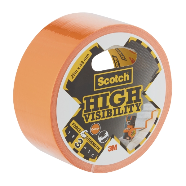 Scotch Cinta Adhesiva Americana - 25M X 48mm - Color Naranja