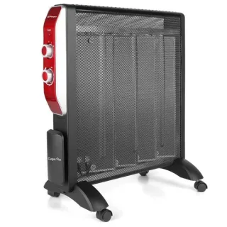 Orbegozo Radiador de Mica RMN 2050 - Potente y Seguro - Calor Instantaneo en 1 Minuto - Termostato Regulable - Sistema Antivuelco y Proteccion contra Sobrecalentamiento - Diseño Elegante y C