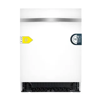 Cecotec Bolero Aguazero 6320 Full-BI Matt White Glass Lavavajillas Integrable de 60cm - 15 Servicios - Modo Turbo - 8 Programas - Inicio Programable - Color Blanco
