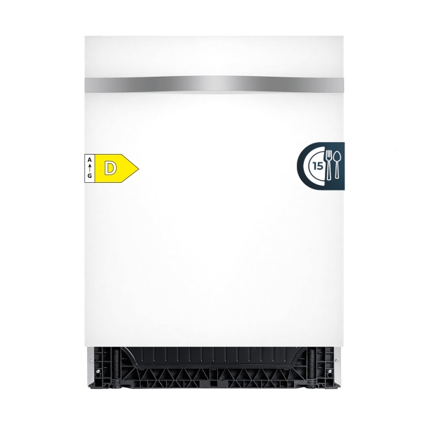 Cecotec Bolero Aguazero 6320 Full-BI Matt White Glass Lavavajillas Integrable de 60cm - 15 Servicios - Modo Turbo - 8 Programas - Inicio Programable - Color Blanco