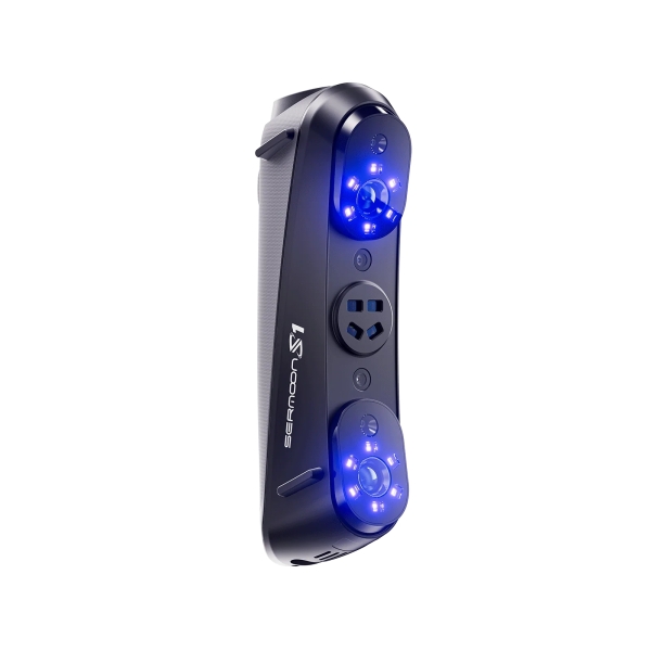 Creality Sermoon S1 Escaner 3D - 1 Laser Principal + 7 Laseres Azules Paralelos + 34 Laseres Azules Cruzados + Laser NIR Para Captura de Detalles Superior - Velocidad hasta 90fps - Precision