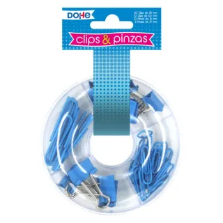 Dohe Combo de Pinzas - 10 Pinzas de 15mm y 5 Pinzas de 19mm - Variedad de Tamaños para Diferentes Usos