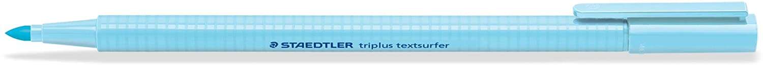Staedtler Triplus Textsurfer 362 Rotulador Fluorescente - Trazo entre 1 a 4mm aprox. - Tinta Base de Agua - Color Azul Cielo · Pack de 10 uds.