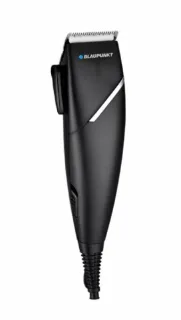 Blaupunkt Cortapelos Profesional - Potencia 15W - Palanca Lateral de Ajuste - Incluye Accesorios - Incluye Peines Guia - Cuchillas de Titanio - Color Negro