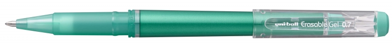 Uni-ball UF-222 Roller de Gel Borrable - Punta de Bola 0.7mm - Tinta Termosensible - Doble Goma de Borrado - Color Verde · Pack de 12 uds.