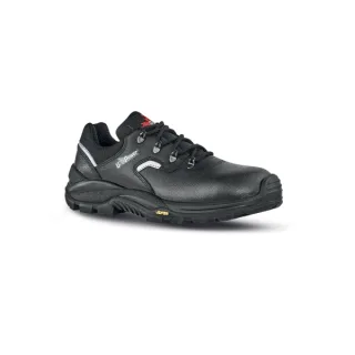 Upower Eruption S Calzado de Seguridad Bajos - Talla 38 - Empeine Piel Flor, Hidrofugos, Puntal Composite, Antiperforacion, Suela Antideslizante PU/VIBRAM, Proteccion S3S CI HI HRO FO SR - C