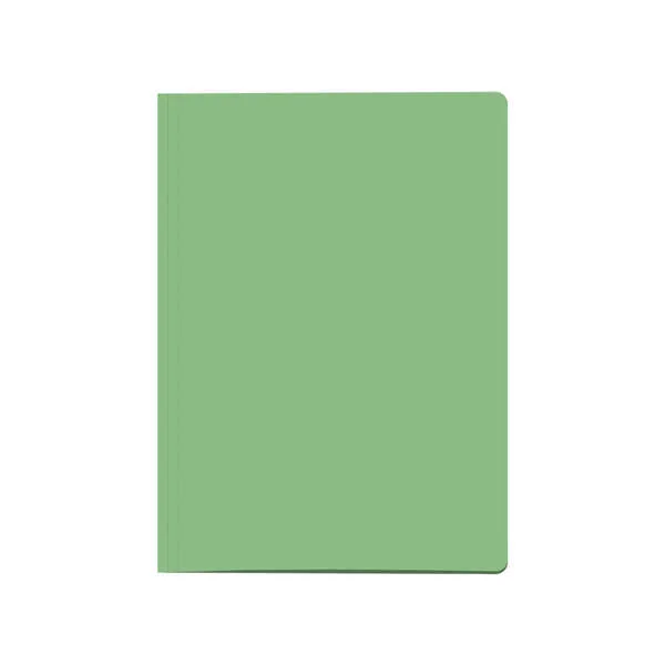 Dohe Pack de 50 Subcarpetas de Cartulina - Tamaño Folio - Ranura para Fastener - Color Verde Claro