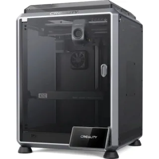 Creality K1C Impresora 3D Cerrada - Tamaño 22x22x25cm - Cuerpo de Aleacion de Aluminio y Cristal - Interfaz de Usuario Inteligente - Velocidad hasta 600mm/s