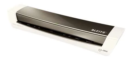 Leitz ILam Home Office A3 Plastificadora A3 - Para Grosores de 80 a 125 micras - Calentamiento en 3min - Velocidad 310 mm/min - Tiempo Aprox. A4 80 micras 45seg - Color Gris/Blanco