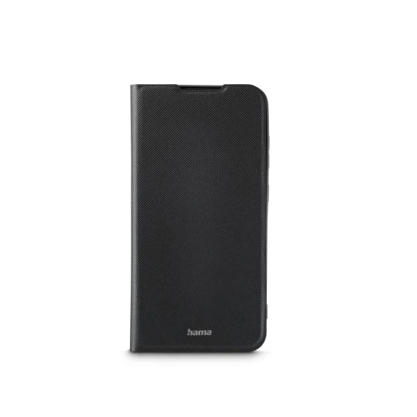 Hama Daily Protect Funda para Samsung Galaxy S24 - Antideslizante - Cierre Magnetico - Antihuellas - Poliuretano Termoplastico - Funcion de Soporte - Color Negro