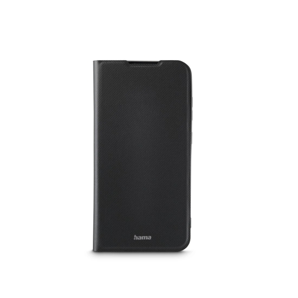 Hama Daily Protect Funda para Samsung Galaxy S24 - Antideslizante - Cierre Magnetico - Antihuellas - Poliuretano Termoplastico - Funcion de Soporte - Color Negro
