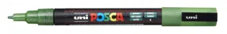 Posca PC-3ML Marcador de Pintura - Base al Agua - Punta Conica de 0.9-1.3mm - No Permanente - Resistente a la Luz - Inodoro - Ideal para Carteleria y Decoracion - Color Verde · Pack de 6 uds