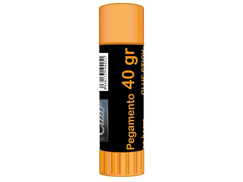 Ingraf Pegamento en Barra Adhesivo Solido 40gr - Sin Disolventes - Facil Aplicacion - Ideal para Oficina, Hogar y Colegio - Color Transparente · Pack de 12 uds.