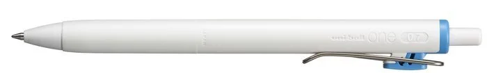 Uni-ball UMN-S-07 Boligrafo de Tinta Gel Retractil - Punta de Bola 0.7mm - Escritura Ultra Fluida - Agarre Suave y Comodo - Color Azul Claro · Pack de 12 uds.