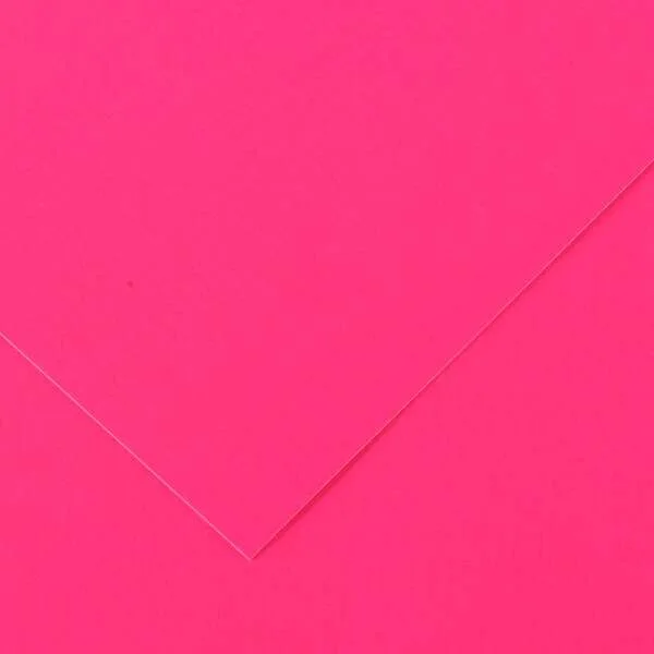 Canson Guarro Pack de 25 Cartulinas Iris de 185g - 50x65cm - Color Fucsia Fluo