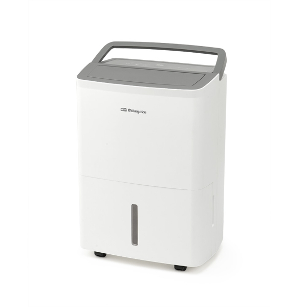 Orbegozo DH 1655 Deshumidificador - Potencia 230W - Absorbe 16 L/Dia - Deposito de 4L - Respetuoso con el Medio Ambiente - Temporizador - Ruedas y Asa de Transporte - 35x49x23.5cm - Color bl