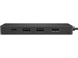 HP Travel Hub G3 Hub Multipuerto USB-C 5 en 1 – HDMI 4K 60Hz – 2x USB A 10Gbps – 2x USB C Datos + Power Delivery hasta 65W – Diseño Compacto para Viaje
