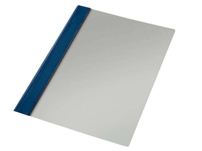 Esselte Caja de 50 Fastener Dossiers PVC Folio - 150 Micras - Mecanismo Metalico - Azul Marino