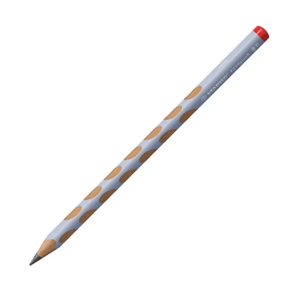 Stabilo Easygraph Pastel Lapiz de Grafito - Mina HB de 3.15mm - Diseño Ergonomico - Uso Diestro - Color Azul Pastel · Pack de 12 uds.