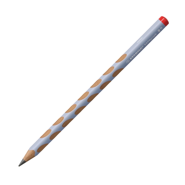 Stabilo Easygraph Pastel Lapiz de Grafito - Mina HB de 3.15mm - Diseño Ergonomico - Uso Diestro - Color Azul Pastel · Pack de 12 uds.
