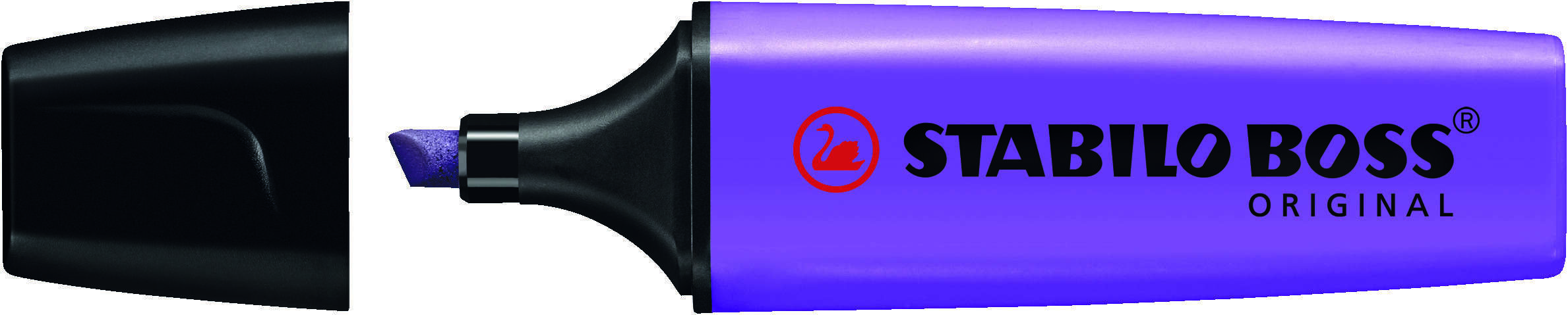 Stabilo Boss 70 Rotulador Marcador Fluorescente - Trazo entre 2 y 5mm - Recargable - Tinta con Base de Agua - Color Violeta Fluorescente · Pack de 10 uds.
