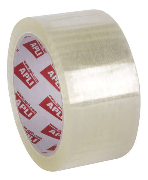Apli Precinto Premium Pp Solvente Transparente 48mm x 66m - Resistente a la Humedad y al Envejecimiento - Adhesivo de Alta Calidad - Grosor de 28µm" Color: Transparente · Pack de 36 uds.