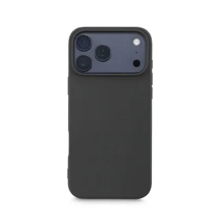Hama Fantastic Feel Funda para iPhone 17 Pro Max - Antiadherente Anti-Suciedad - Poliuretano Termoplastico - Bordes Elevados - Color Negro