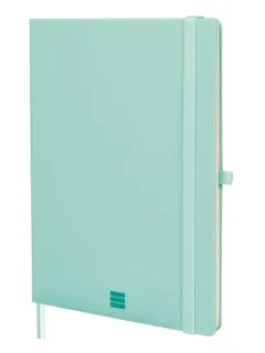 Finocam Nexo Cuaderno de Tapa Dura - 72 Hojas - Formato B5 - 176x250mm - Papel Crema de 80g/m2 - Liso - Bolsillo Interior - Cierre con Goma - Hojas Microperforadas - Color Turquesa