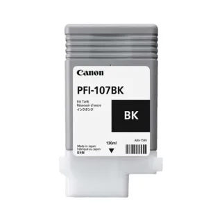 Canon PFI107 Negro Cartucho de Tinta Original - 6705B001/PFI-107BK