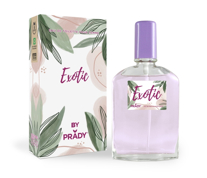 Prady Colonia de Mujer Exotic - Frasco de 90 ml - Spray Pulverizador