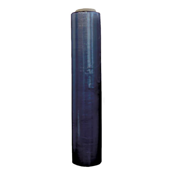 Dohe Bobina de Film Extensible de 23 Micras con Mandril - Medidas 50cmx151m - Gran Resistencia - Ideal para Embalaje - Color Negro · Pack de 6 uds.