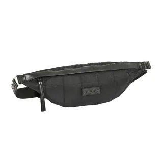 Safta Moos Capsula Bolsa de Cintura - Cremallera - Cintas Ajustables - 4.45L - 410x70x155mm - Color Negro