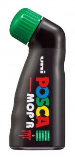 Posca PCM-22 Marcador de Pintura - Punta Redondeada de Gomaespuma 3-19mm - Tinta Base al Agua - Multi Efectos - Resistente a la Luz - Color Verde